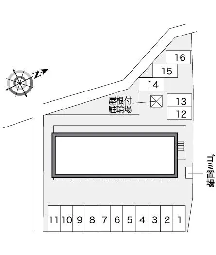 ★手数料０円★仙台市太白区鈎取４丁目　月極駐車場（LP）